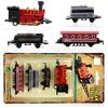 QYEHF Trenino di Natale, Locomotiva a Vapore, Mini Modello Treno per Decorazione - Set Regalo per Ragazzi e Ragazze