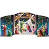 Vermont Christmas Company - Calendario dell'avvento che sta in piedi da solo, calendario: visita alla mangiatoia
