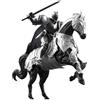 Generico Figura Del Cavaliere - Kit Di Personaggi Flessibili Per Azione Congiunta, Statuetta Di Assemblaggio Artigianale Strutturale, Modello Di Figura Di Armatura Medievale In Miniatura, Artigianato Creativo