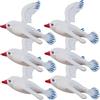 Vistnale Animali Gonfiabili, Animali Gonfiabili 6 Pezzi Jumbo Uccelli Volanti Decorazione Gabbiani Ornamenti Gabbiani Palloncini Galleggianti per Piscina per Compleanno Matrimonio Spiaggia