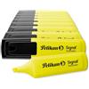 Pelikan Evidenziatori, Signal, Giallo, Confezione Risparmio da 10 Pezzi, Cappuccio con Clip, Prodotto in Germania