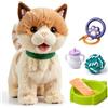 OR OR TU Giocattolo Gatto che Cammina Interattivo Gatto Peluche
