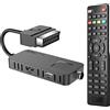 DCOLOR Decoder Digitale Terrestre 2025 DVB-T2 - ‎Dcolor Full HD Scart TV Stick Riceve TUTTI i Canali Rratuiti Supporto 1080P H265 Main10 PVR USB WiFi Multimedia [Include un Telecomando 2in1]