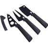 Kuhn Rikon, Set di 2 coltelli Colorati, antiaderenti, per preparazioni, Acciaio Inossidabile, Black, 19.5 x 3 x 1.7 cm