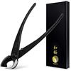 Wazakura Tronchese Concavo per Bonsai Forgiato, 200 mm, Made in Japan | attrezzo giapponese professionale, per niwaki, potatura e rinvaso, acciaio al carbonio, peso 190 g, fatto in Giappone