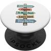 Happy Destiny Isola di Sanibel, Captiva, Ft Myers, Estero, PopSockets PopGrip Adesivo
