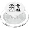 Cat Owner Sarcasm Funny Meme Joke Animal Your Alarm vs My Alarm Cat - Divertente meme sarastico per animali domestici PopSockets PopGrip per MagSafe