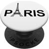 Miftees France Tees Torre Eiffel Parigi PopSockets PopGrip Adesivo