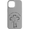 Inspired In The Bible Custodia per iPhone 15 Let Your Light Shine Matteo 5:16 Fede Croce Disegnata a Mano