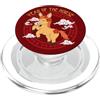 Chinese Zodiac Lunar New Year Astrology Anno Del Cavallo Carino Kawaii Capodanno Cinese Zodiaco Cinese PopSockets PopGrip per MagSafe