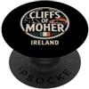 Travel City Ireland Cliffs Moher Éire Ex Scogliere Di Moher Éire Viaggi Città Irlanda PopSockets PopGrip Adesivo