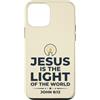 Jesus Is The Light Christian Faith Custodia per iPhone 12 mini Jesus Is The Light Of The World Shirt John 8:12 Bible Verse