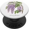 The Botany Bureau Glicine giapponese pianta illustrazione glicine floribunda PopSockets PopGrip Adesivo