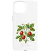 The Botany Bureau Custodia per iPhone 15 Illustrazione della pianta di fragola Fragaria × ananassa