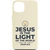 Jesus Is The Light Christian Faith Custodia per iPhone 13 Jesus Is The Light Of The World Shirt John 8:12 Bible Verse