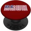 Novelty July 4th Tees BRUH Bandiera Americana BRUH PopSockets PopGrip Adesivo