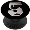 Number 5 for Soccer Teams & Players Maglia da calcio numero 5 per uomo, donna, bambino PopSockets PopGrip Adesivo