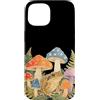 generic Custodia per iPhone 15 Cottagecore - Rospo con foresta di funghi