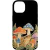 generic Custodia per iPhone 14 Cottagecore - Rospo con foresta di funghi