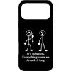 Stick-Figure Inflation Cost Arm And A Le Custodia per iPhone 17 Pro Max Divertente Stick-Figura Inflazione Costo Braccio E Un Gamba Pun Umorismo