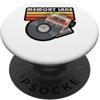 Lakelandwholesale1 Shirt Company Memory Lane - Nastro musicassetta in vinile con grafica musicale PopSockets PopGrip Adesivo