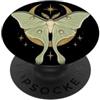 Luna Moth Insect Lover Gifts Mistico Luna Luna Mezzaluna Celeste PopSockets PopGrip Adesivo