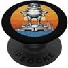 Nuotatore Nuoto Nuotare Accessori Regalo Rana Nuotatore Nuoto Vintage Pool-Frog Nuotare PopSockets PopGrip Adesivo