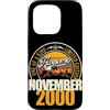 Jahrgang 2000 26. Geburtstag Awesome Custodia per iPhone 15 Pro Grande da novembre 2000 26° compleanno frase 26 anni