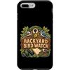 Jimbeels Custodia per iPhone 7 Plus/8 Plus BACKYARD BIRD WATCH Birdwatching Mangiatoia Camera