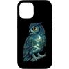 Vintage Hiking Outdoor Nature Lover Grap Custodia per iPhone 12/12 Pro Gufo Luna Foresta Natura Escursionismo Campeggio Escursionista Cam