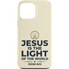Jesus Is The Light Christian Faith Custodia per iPhone 13 Pro Max Jesus Is The Light Of The World Shirt John 8:12 Bible Verse