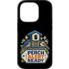 Jimbeels Custodia per iPhone 14 Pro PERCH ALERT READY Birdwatching Mangiatoia con Camera