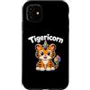 Regali per gli amanti della tigre di com Custodia per iPhone 11 Tigericorn - Simpatico unicorno tigre