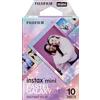 instax mini instant film, Pellicola Istantanea Pastel Galaxy, Formato 46x62mm, ISO 800, Confezione da 10 Foto