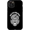 New Zealand Rugby Maori Inspired Kiwi Ha Custodia per iPhone 11 Pro Nuova Zelanda Rugby Maori Haka Warrior Face e Felci Argento