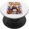 Halloween Costume Funny Spooky Season Halloween Scegli il tuo veleno Divertente Mago Vintage Halloween PopSockets PopGrip Adesivo