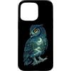 Vintage Hiking Outdoor Nature Lover Grap Custodia per iPhone 15 Pro Max Gufo Luna Foresta Natura Escursionismo Campeggio Escursionista Cam
