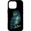Vintage Hiking Outdoor Nature Lover Grap Custodia per iPhone 16 Pro Gufo Luna Foresta Natura Escursionismo Campeggio Escursionista Cam