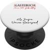50° compleanno Lista degli ospiti Firma Gästebuch Mein 50. Geburtstag Libro degli ospiti Firma PopSockets PopGrip Adesivo