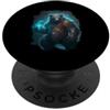 PM-Artistic Orso magico di forza nel mondo fantastico PopSockets PopGrip Adesivo