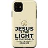 Jesus Is The Light Christian Faith Custodia per iPhone 11 Jesus Is The Light Of The World Shirt John 8:12 Bible Verse