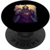 PM-Artistic Cavaliere fantasy epico un eroe nell'ombra PopSockets PopGrip Adesivo