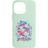 Dolphin Vibes Studio Custodia per iPhone 14 Pro Max Simpatico delfino oceano flusso positivo vibrazioni motivazionali design