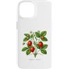 The Botany Bureau Custodia per iPhone 14 Illustrazione della pianta di fragola Fragaria × ananassa