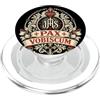 Happy Catholics Pax Vobiscum Cristogramma tradizionale latino di messa cattolica IHS PopSockets PopGrip per MagSafe