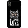 Persian cat cat pet breed animal Male ca Custodia per iPhone X/XS Tutto ciò di cui ho bisogno è l'amore dal mio gatto persiano