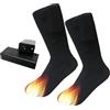 Generic Calze elettriche comode, lavabili e riscaldanti | Calze da sci riscaldate per sci, snowboard, attività invernali, viaggi, casa, famiglia, amici, inverno, snowboard
