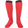 Harilla Parastinchi Karate Paratibia Parapiede Schiniera Anatomica con EVA Resistente Agli Impatti E Tessuto Ventilato Connessione Continua Tibia Piede E, Rosso, S