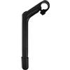 Anneome Attacco Manubrio Bicicletta Nero in Alluminio e Ferro Collo di Cigno, Diametro 22.2mm e Morsetto 25.4mm, Soluzione per Ciclismo Outdoor e Pendolari