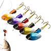 Generico Spinnerbait Rotanti Rotazione 360° Swimbait Jig Esche Cucchiaini | Colorato Da Pesca Per Acque Dolci E Salate Utilizzabili In Fiumi Laghi Offshore E Torrenti